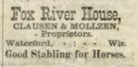Fox River House-Clausen and Molzen prop