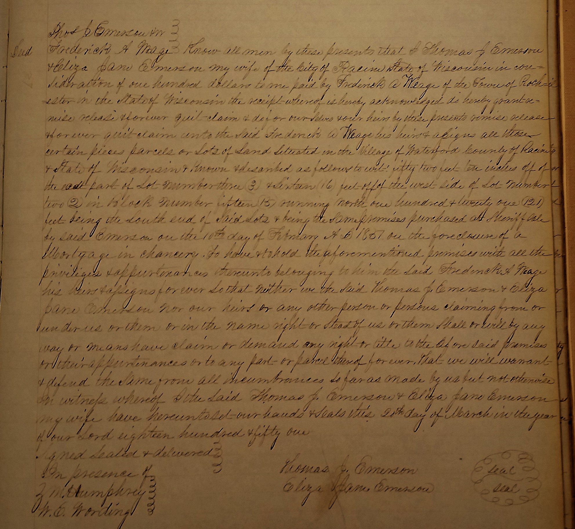 1851-3-20 Emerson to Weage Lt2-3 Blk 15 Vol Y -p556-cropped