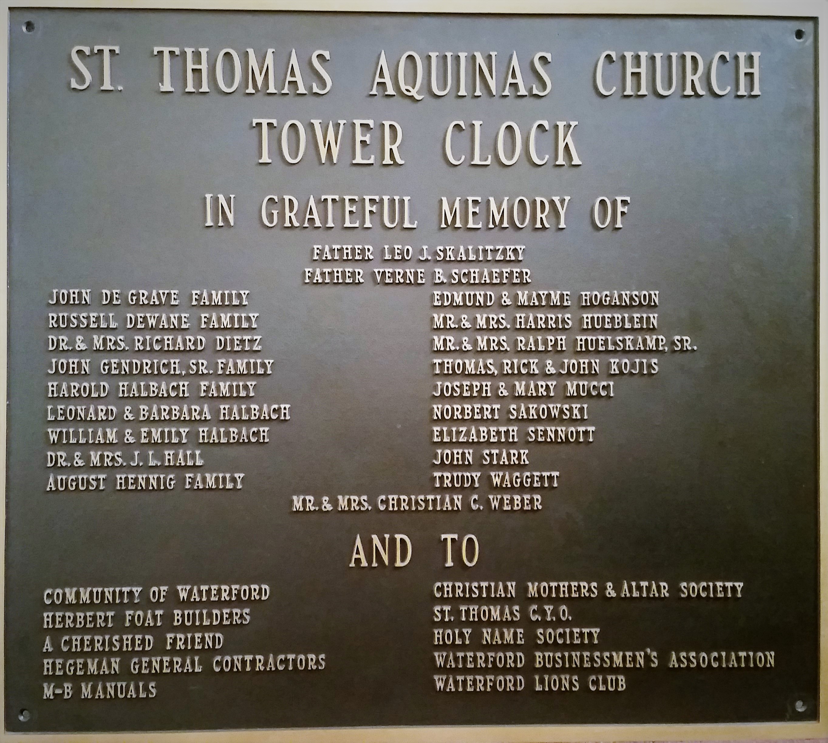 1966 Brass Plaque-Tower-cropped
