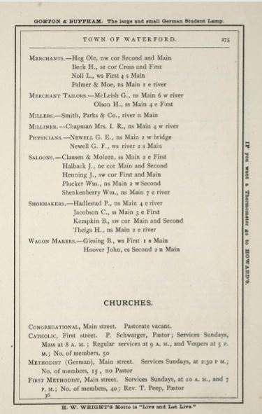 1876 Rac Advocate Waterford Directory2
