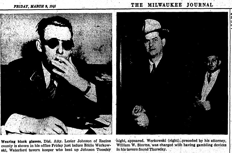 Eddie's Inn Gambling Article3 MJ 3-9-1945