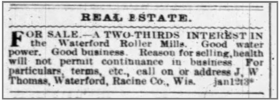 1889-1-14 Thomas to sell Journal T