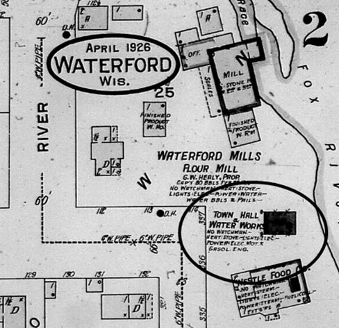 1926 Village Hall and Waterforks Bldg