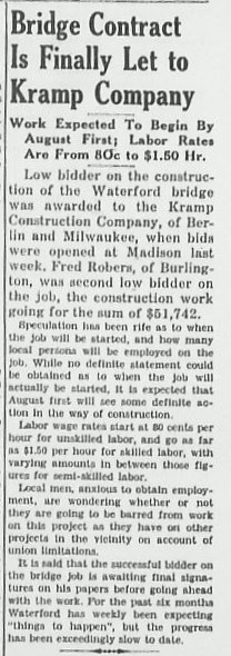 Bridge Contract 1938-7-21